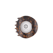 Flat Circle Hair Clip | Medium | Tortoise