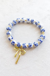 Jen Floral Bow Beaded Bracelets