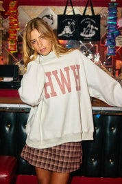 Gray YESHUA & YHWH Mockneck