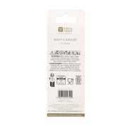 Wavy Tall Birthday Candle - 12 Pack showing sustainably sourced materials