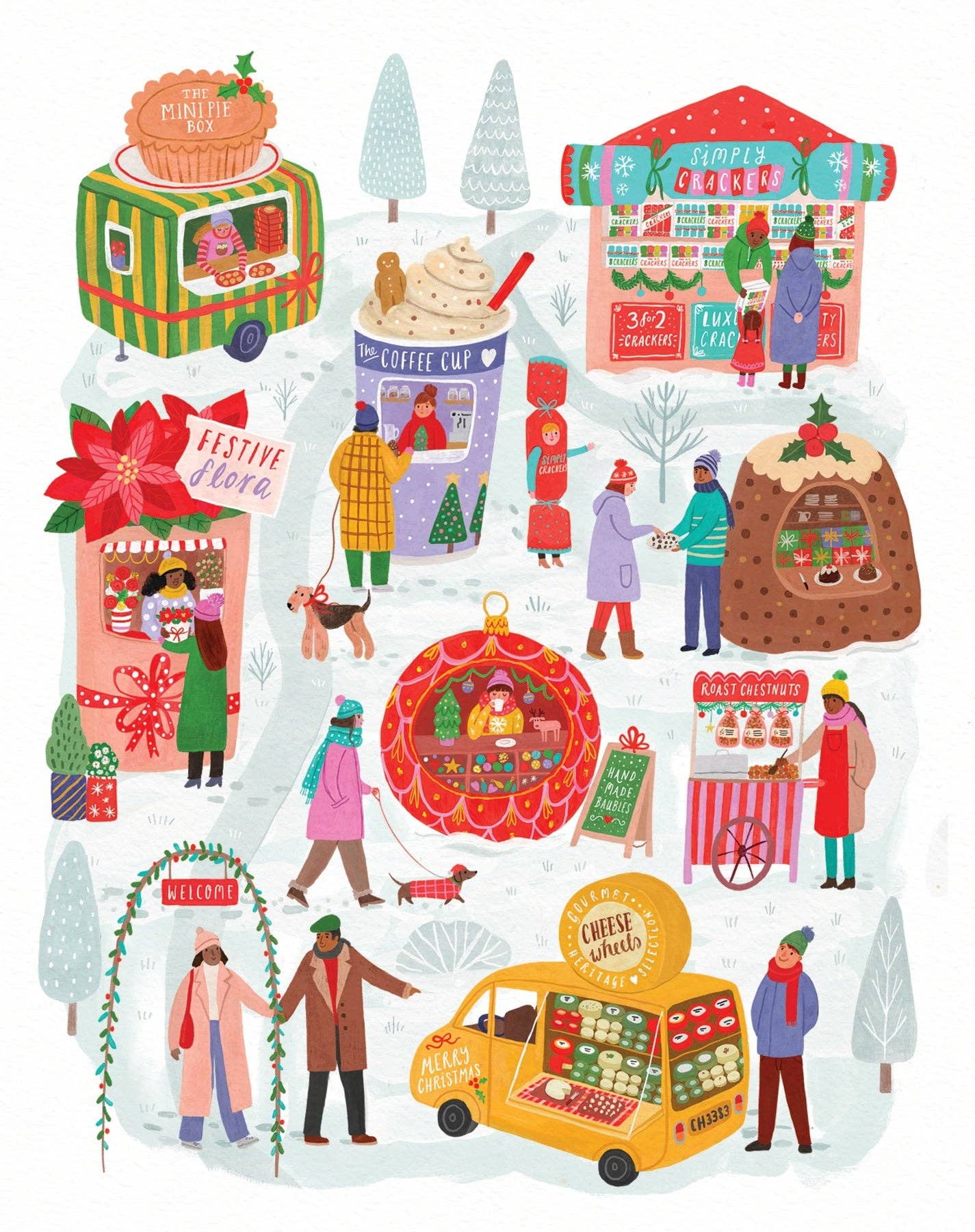Christmas Market Jigsaw Puzzle 500pc