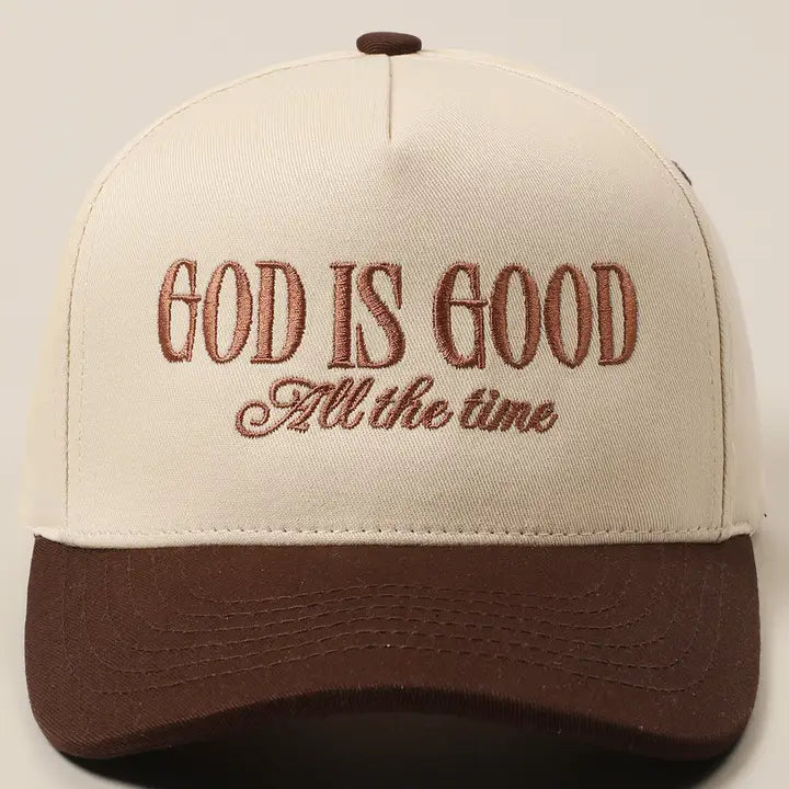 Brown God is Good All The Time Hat