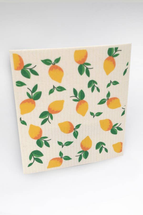 ECO FRIENDLY CELLULOSE NATURAL REUSABLE DISHCLOTH | 40KT200: Orange