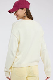 Cream Duck Sweater