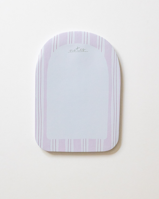 Pink Stripes Notepad