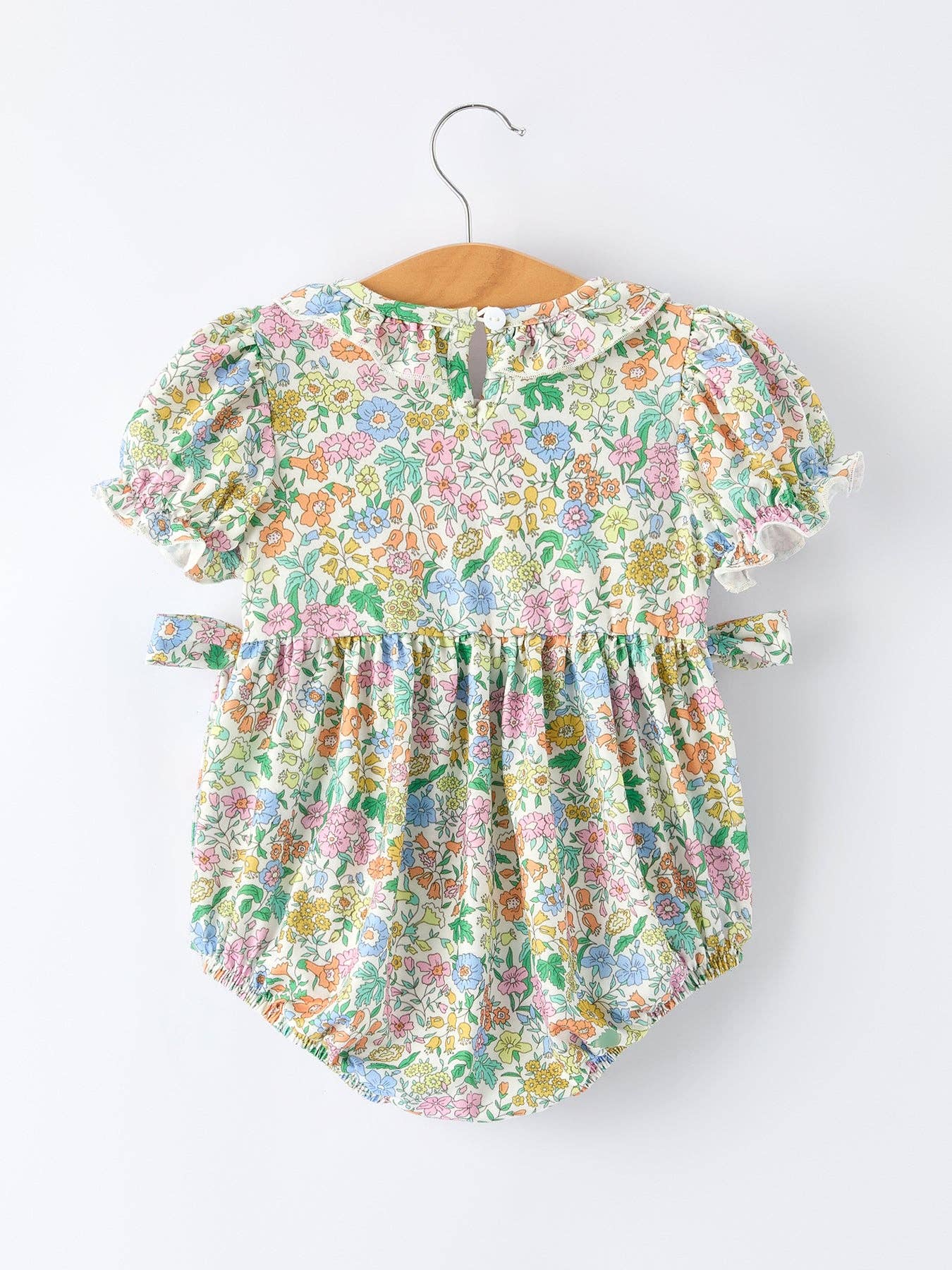 "MAMA'S GIRL" Smocked Girls' Romper