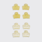 Mini Jelly Cloud Clips Butter Yellow
