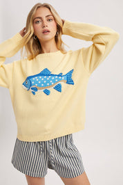 Yellow Fish Sweater