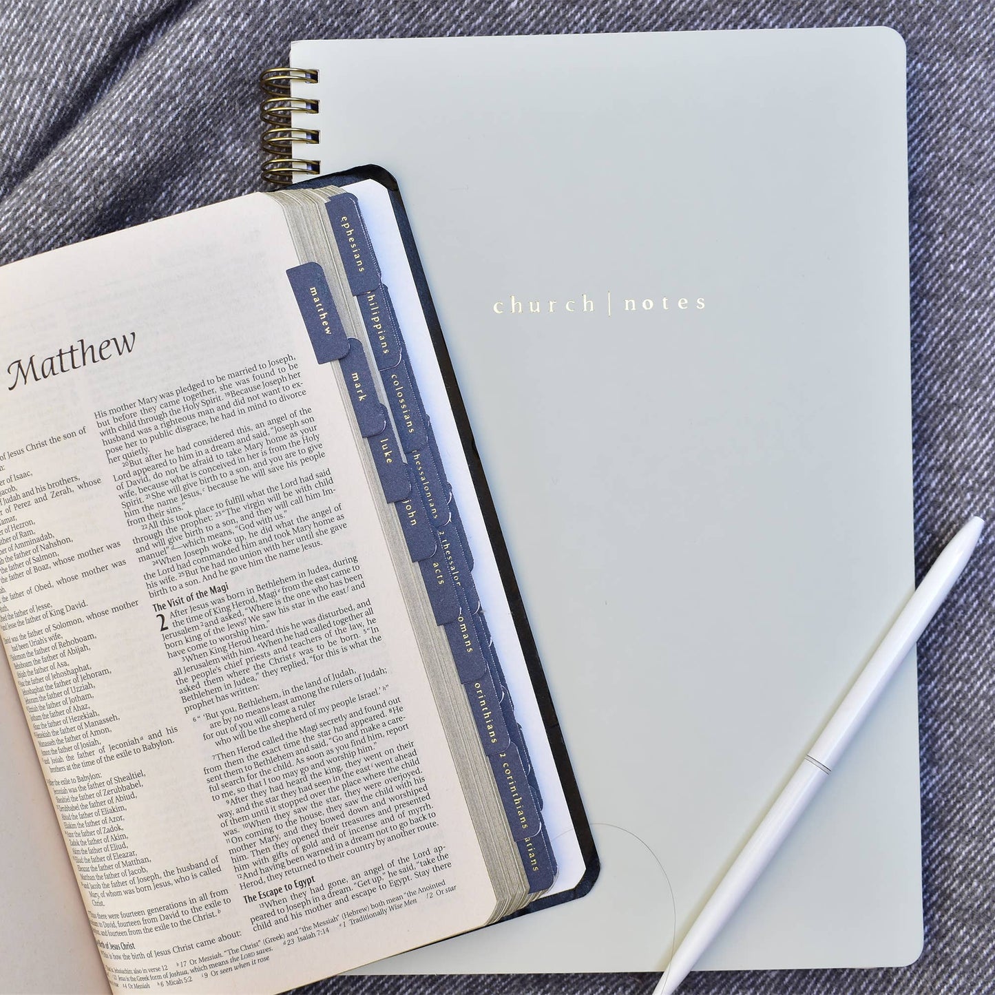 Dove Grey Church Notes Bible Study Notebook