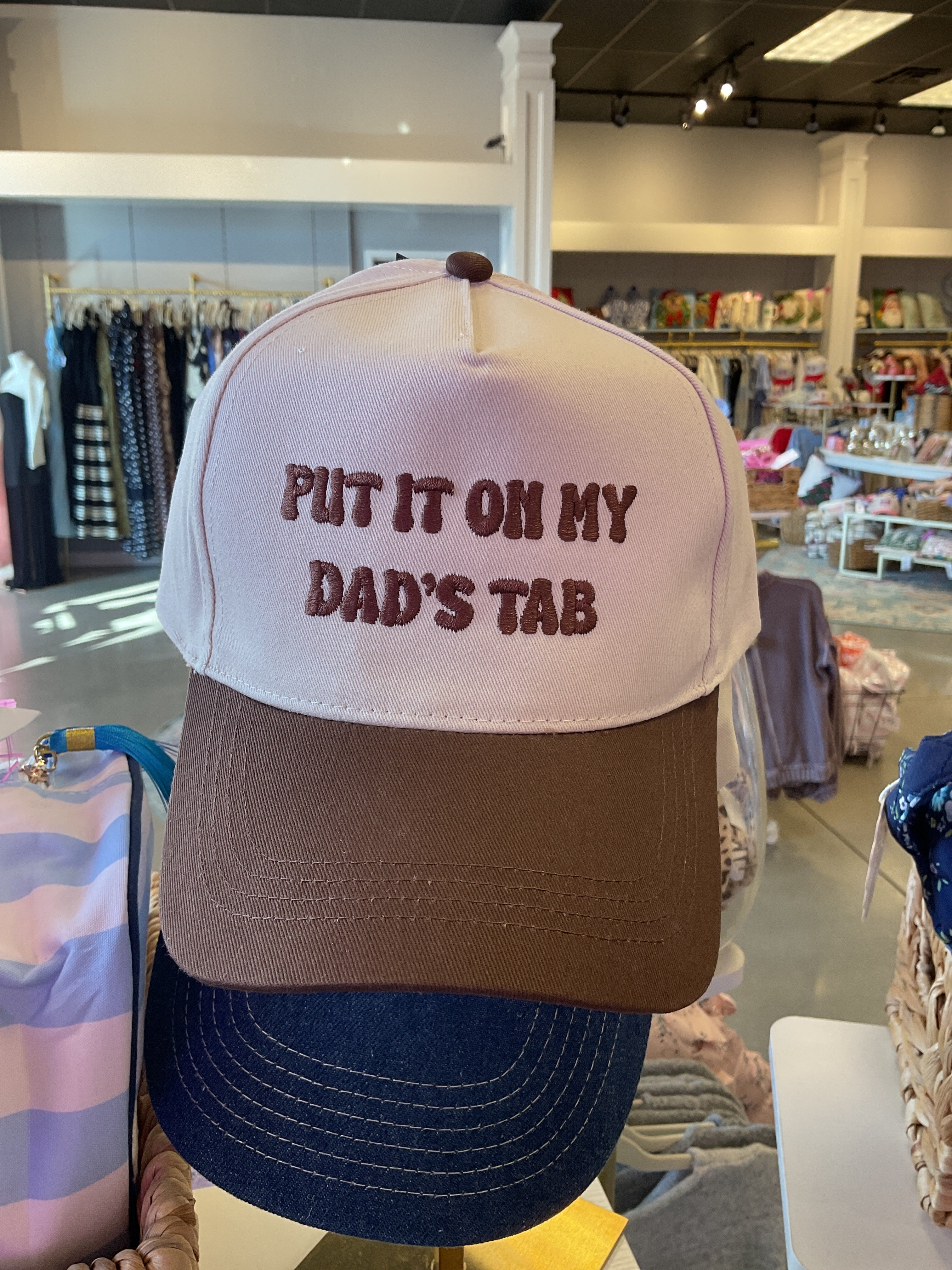 Put It On My Dad's Tab Hat/ Brown