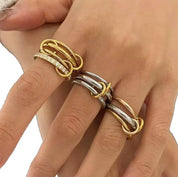 Stainless Steel Stackable Plain Band Rings