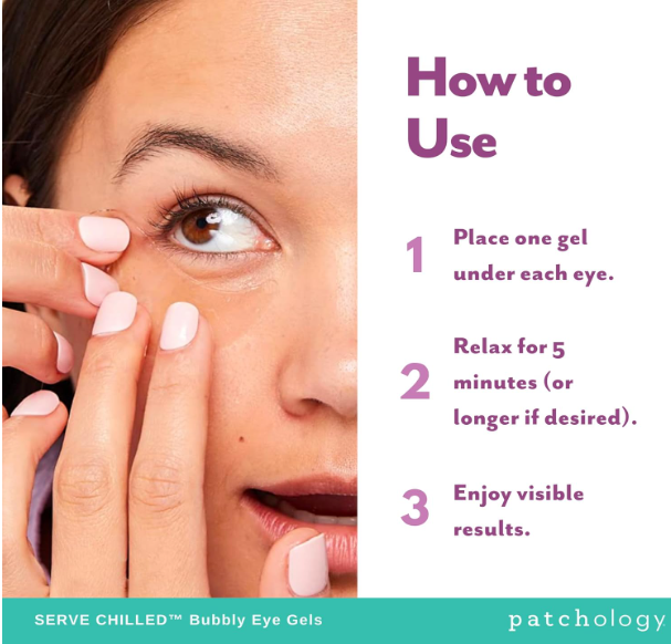 UNDER EYE Bubbly Eye Gels Patches with Niacinamide