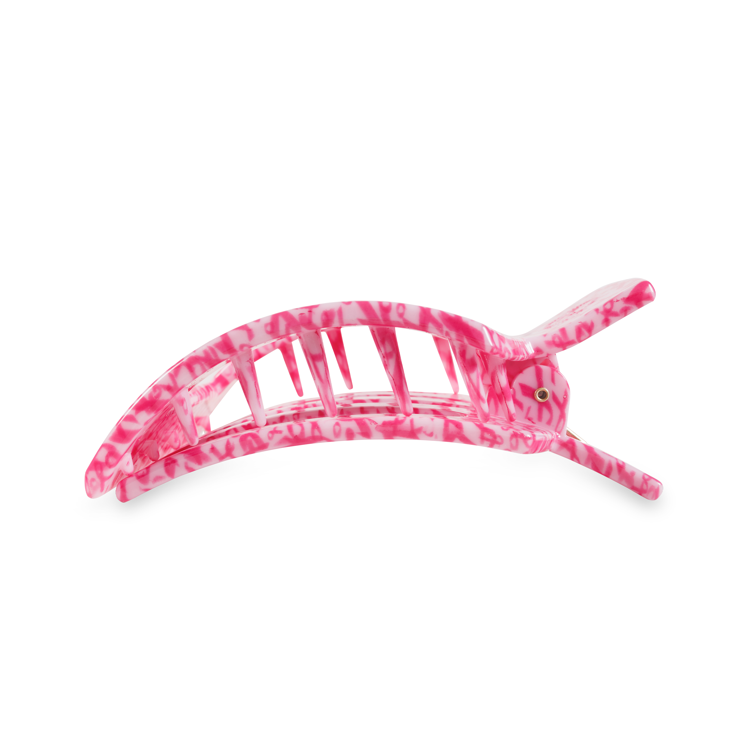 Square Flat Hair Clip | Large | Wrapped in Ribbons