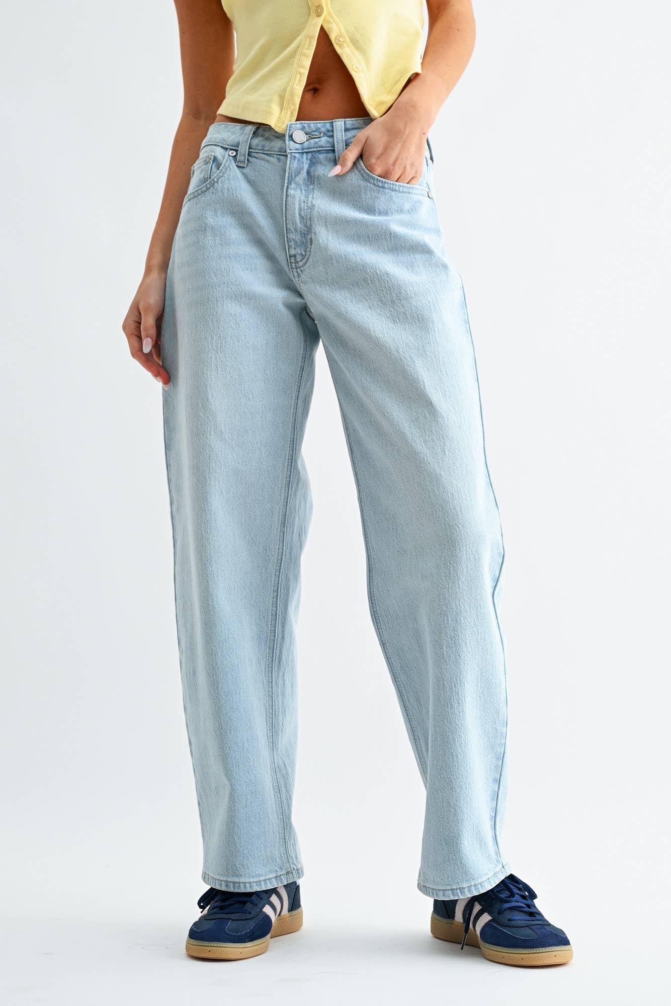 Light Blue Slight Barrel Straight