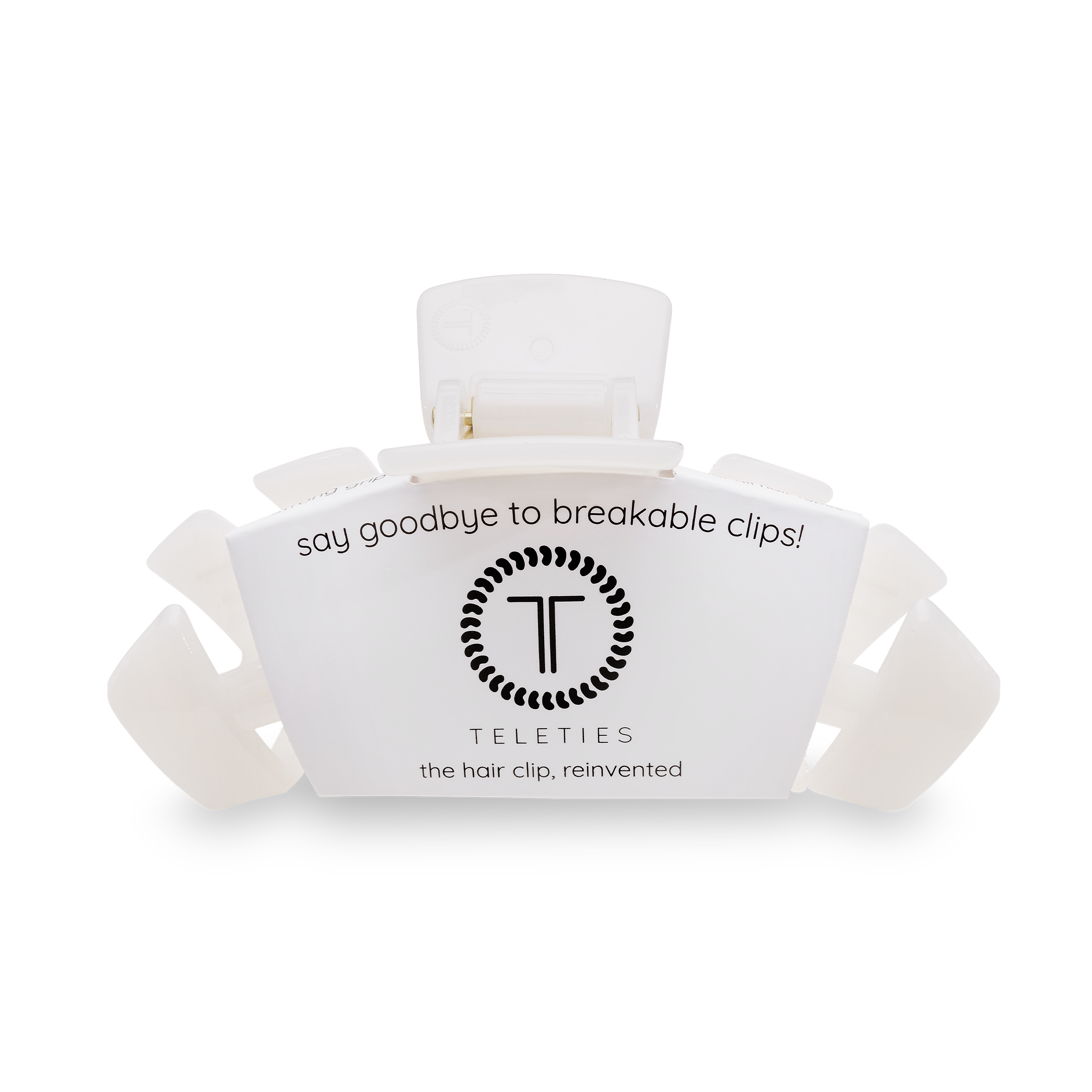 Coconut White Large Classic Hair Clip