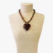 Chunky Tortoise Heart Necklace