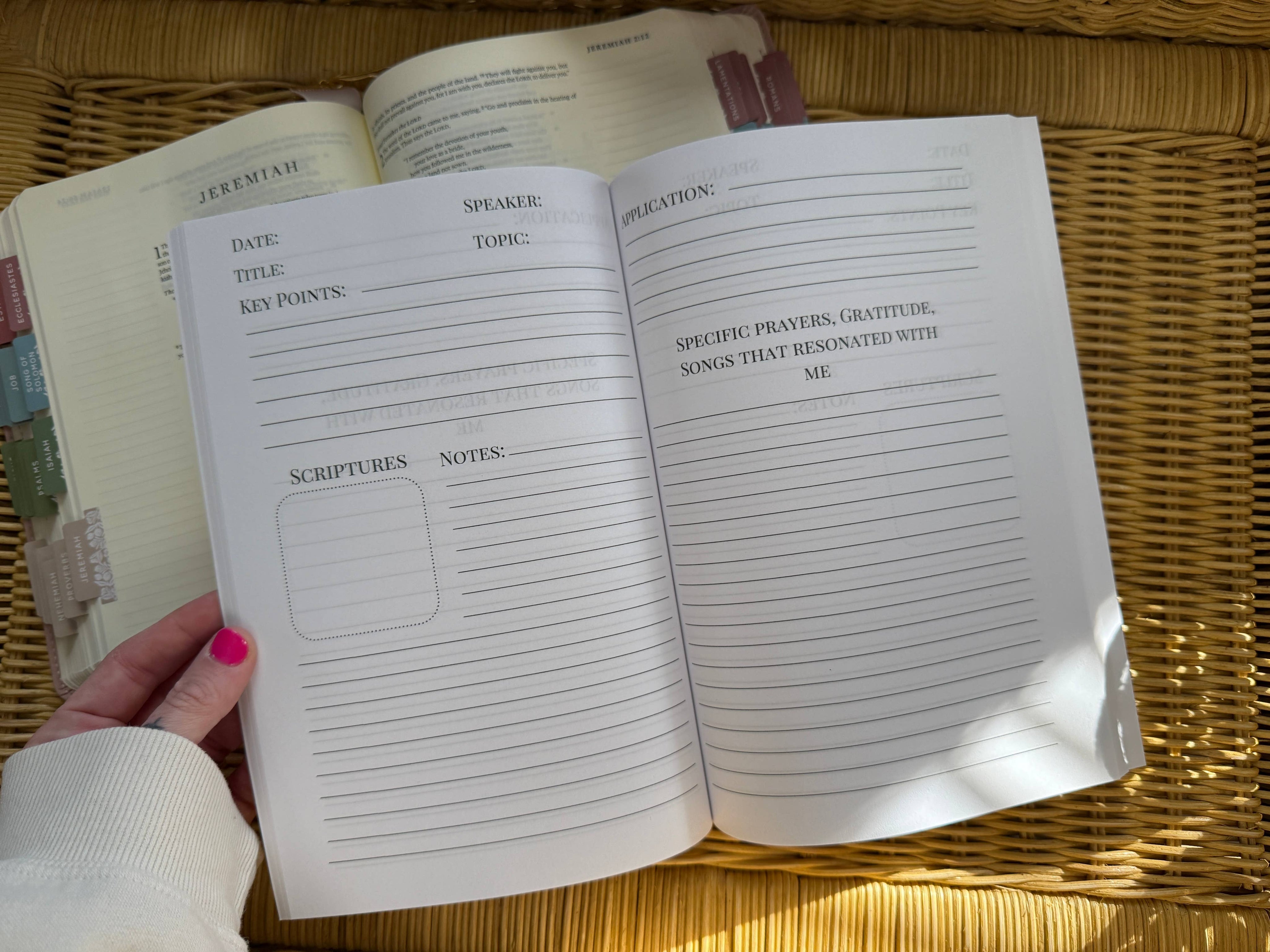 Plaid Sermon Notes