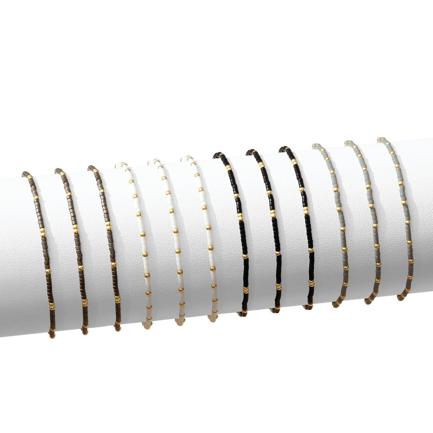 Miyuki Delica Stretch Bracelet - Assorted