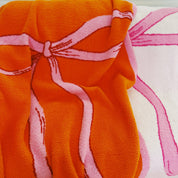 Orange Bow Coziest Blanket