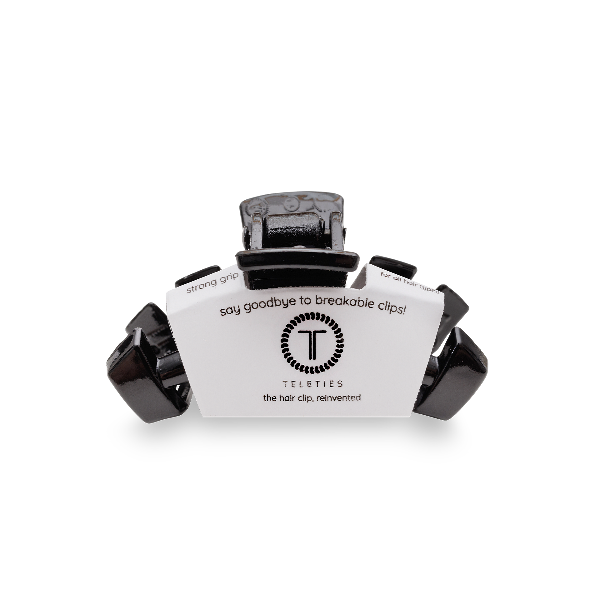 Jet Black Tiny Classic Hair Clip