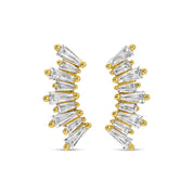 Curved Baguette Studs