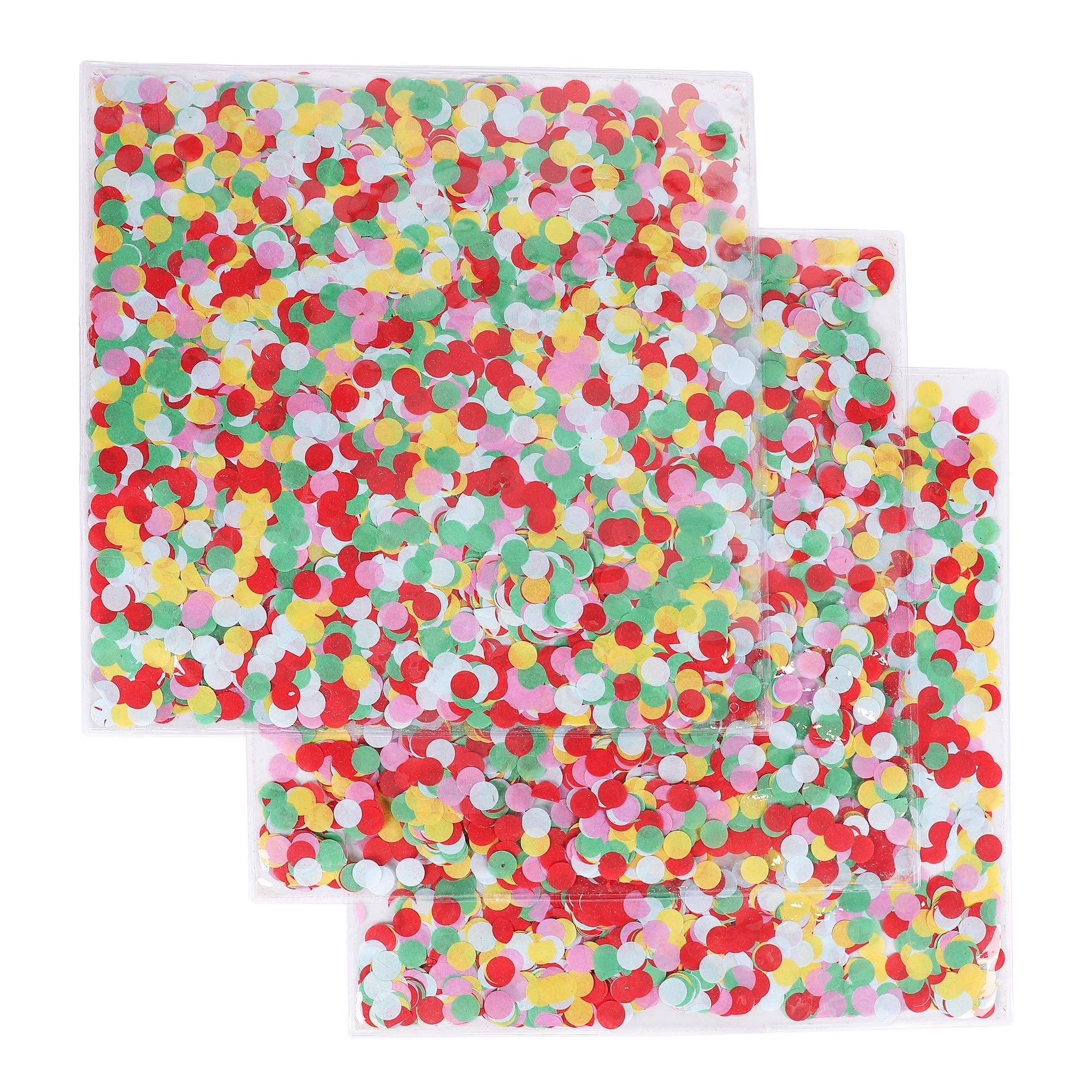 Confetti-filled Reusable Placemats (15" / 4 ct)
