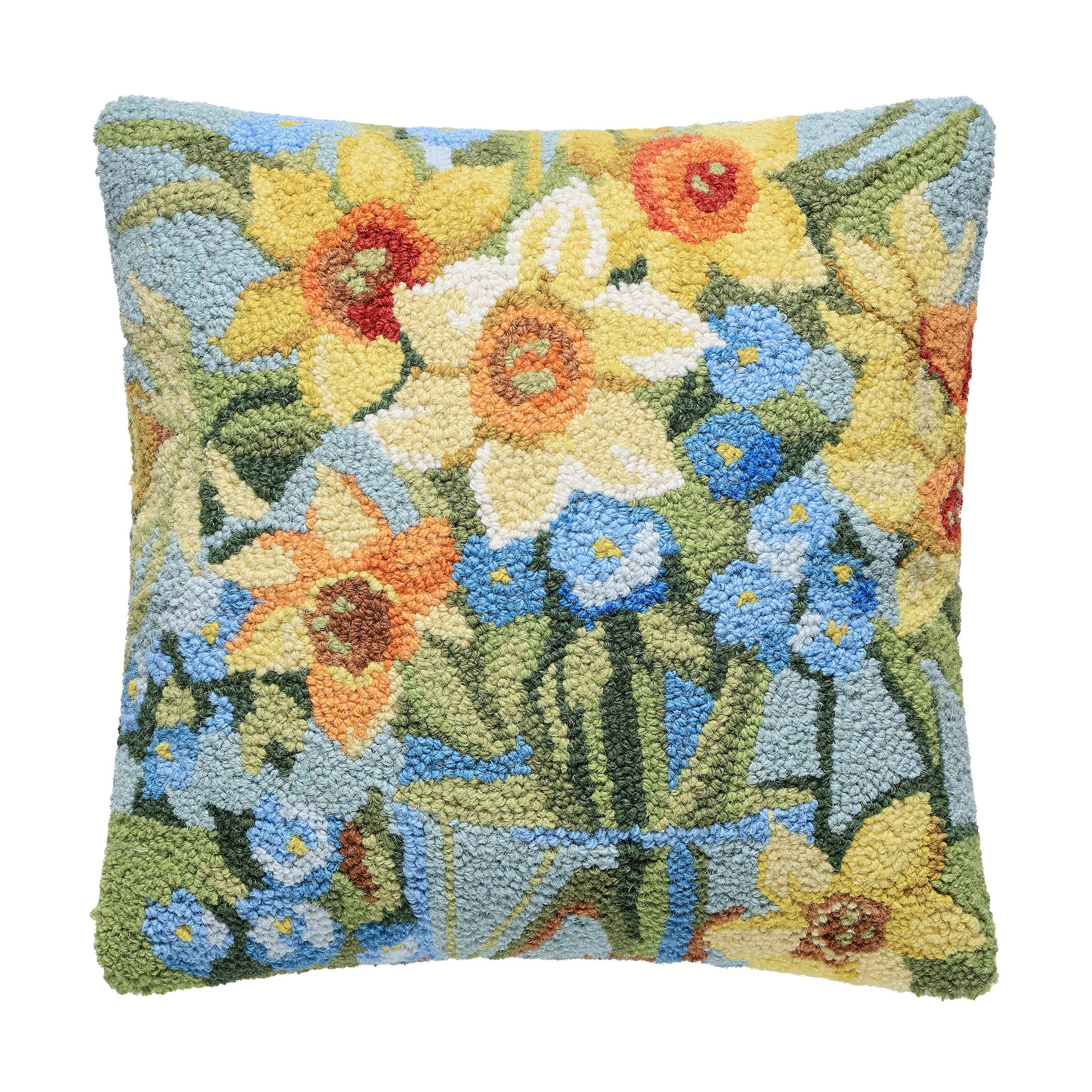 Daffodills & Flowers Hook Pillow