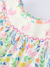 Easter Bunny Girls Romper