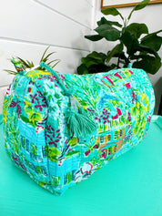 Southern town Quilted Toiletry Bag