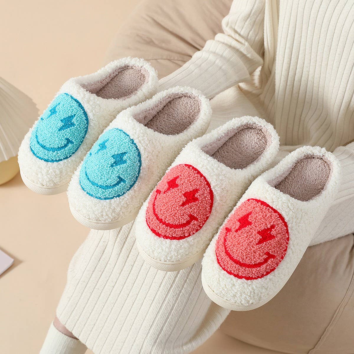 Smiley Face Slippers