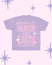 Purple Heaven and Earth Tee