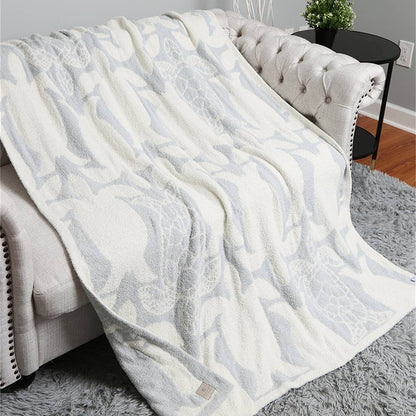 Cheetah Reversible Throw Blanket