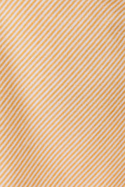 Orange Striped Tube Midi Dress