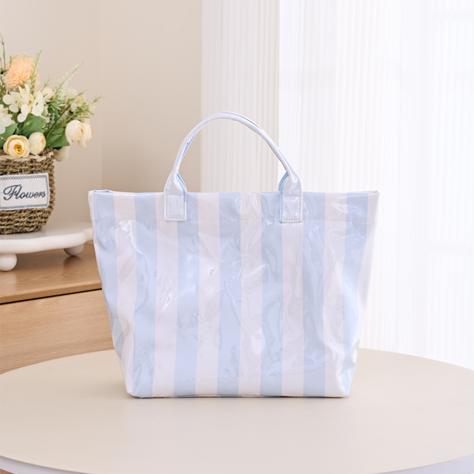 Seaside Stripes Tote Bag