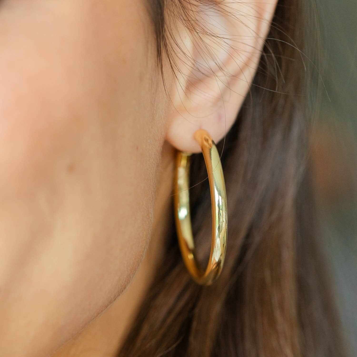 The Perfect Hoop Earrings .75