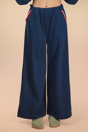 Navy Color Band Detail Comfy Set