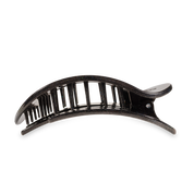 Flat Round Hair Clip | Large | Midnight Magic showing bendable teeth for a secure yet gentle hold