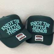 Green Enjoy The Little Things Foam Trucker Hat