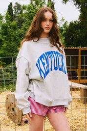 Gray Kentucky Reversible Mockneck