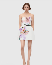 3D Floral Mini Dress