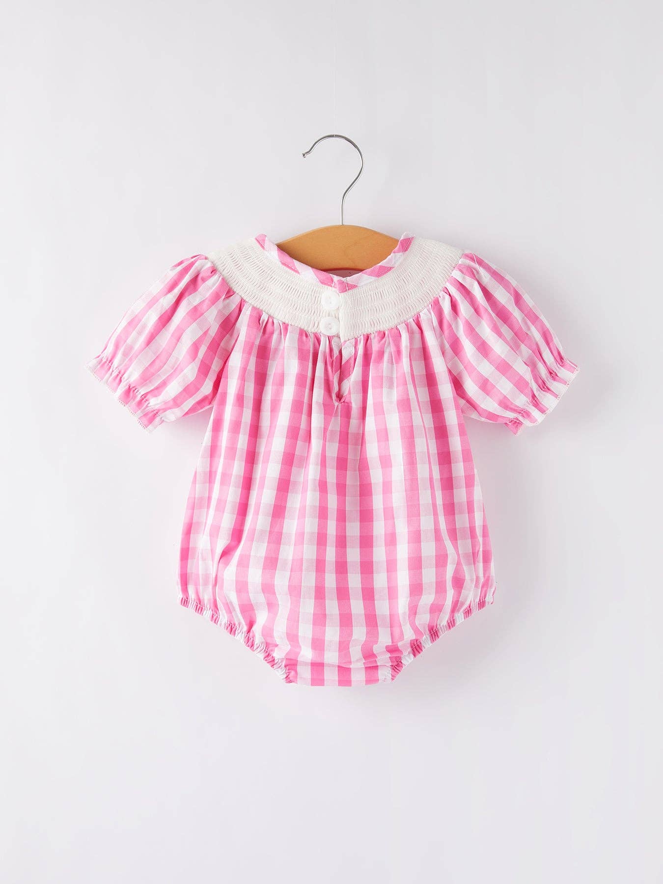 Horse Smocking Girls Romper