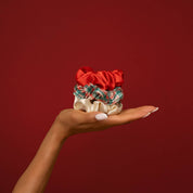 Holiday Scrunchies 3pc Set - Multi-Color