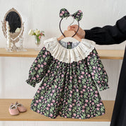 Floral Lace Collar Baby Dress & Romper — view 3