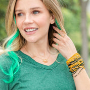 Stretch Seed Bead Solid Game Day Bracelets