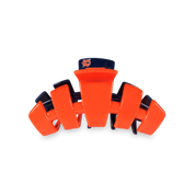 Classic Hair Clip | Medium | Auburn University — claw clip with bendable teeth that spring back to shape and strong,