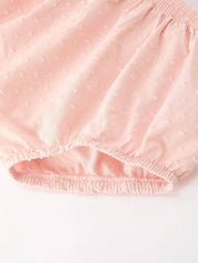 Pink Peter Pan Embroidered Bloomer Set
