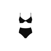 Black Polkadot Bikini