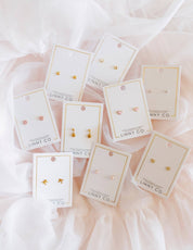 Screwback Stud Earrings Payton Pearl Pink