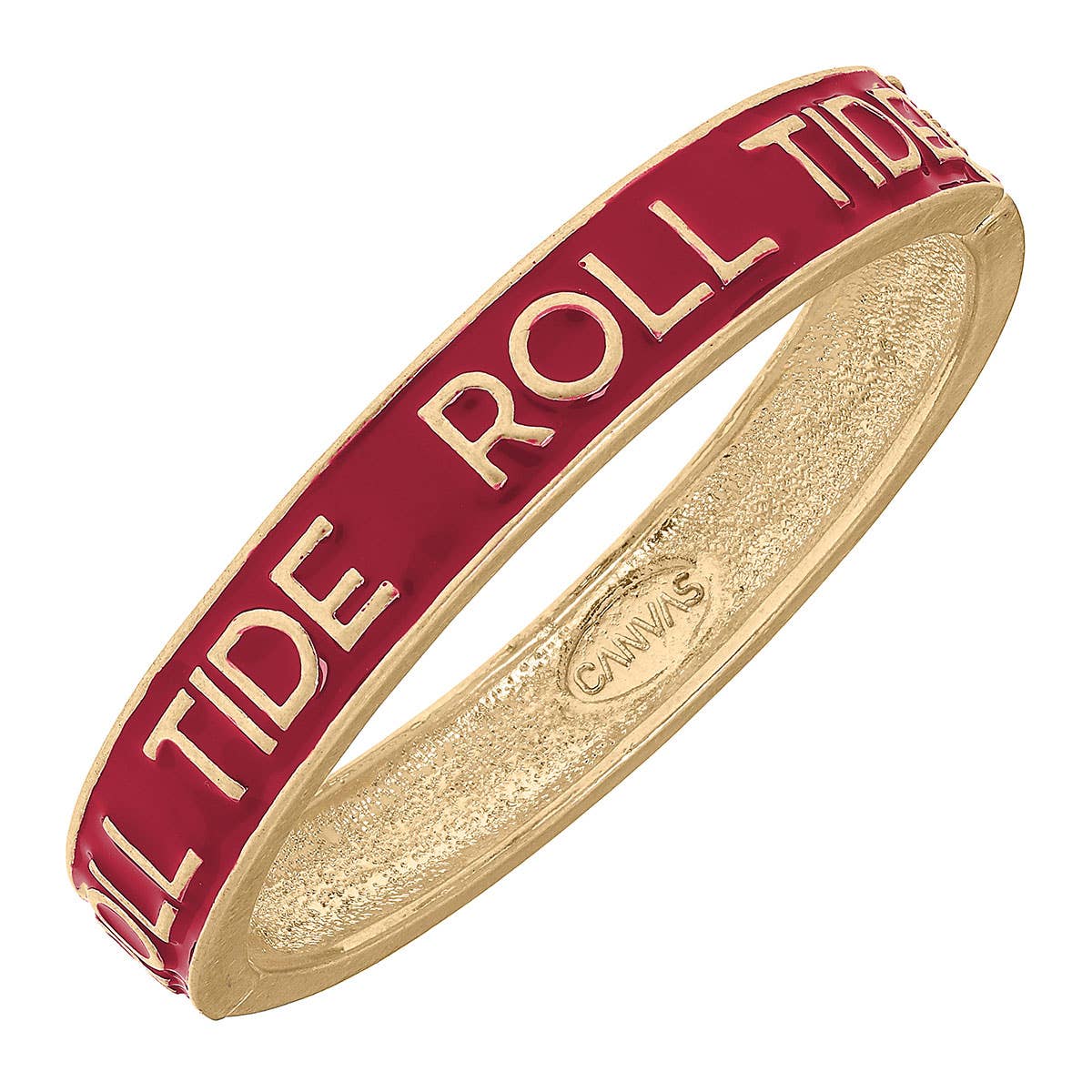 Alabama Crimson Tide Enamel Hinge Bangle