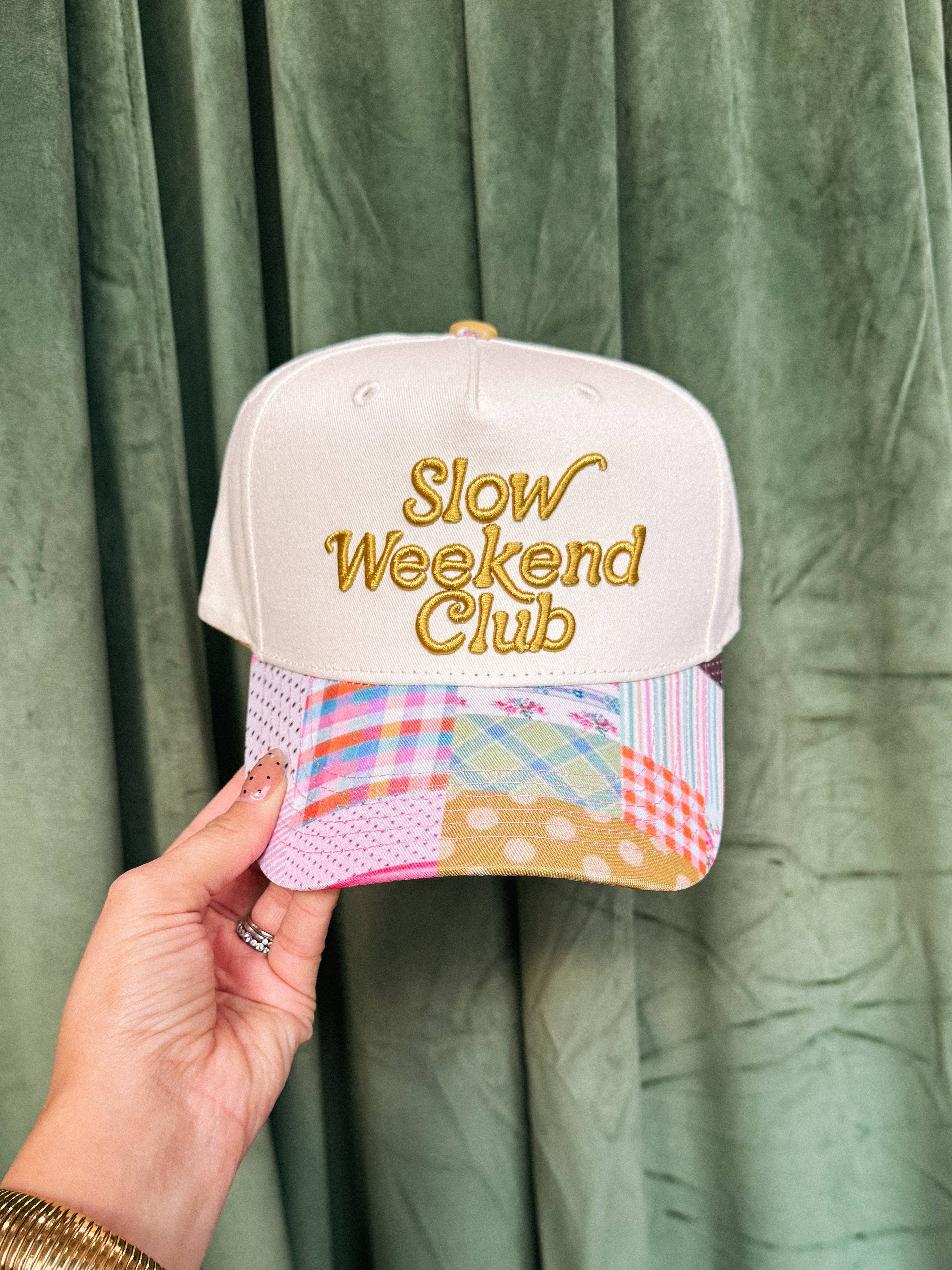 Slow Weekend Club Trucker Hat
